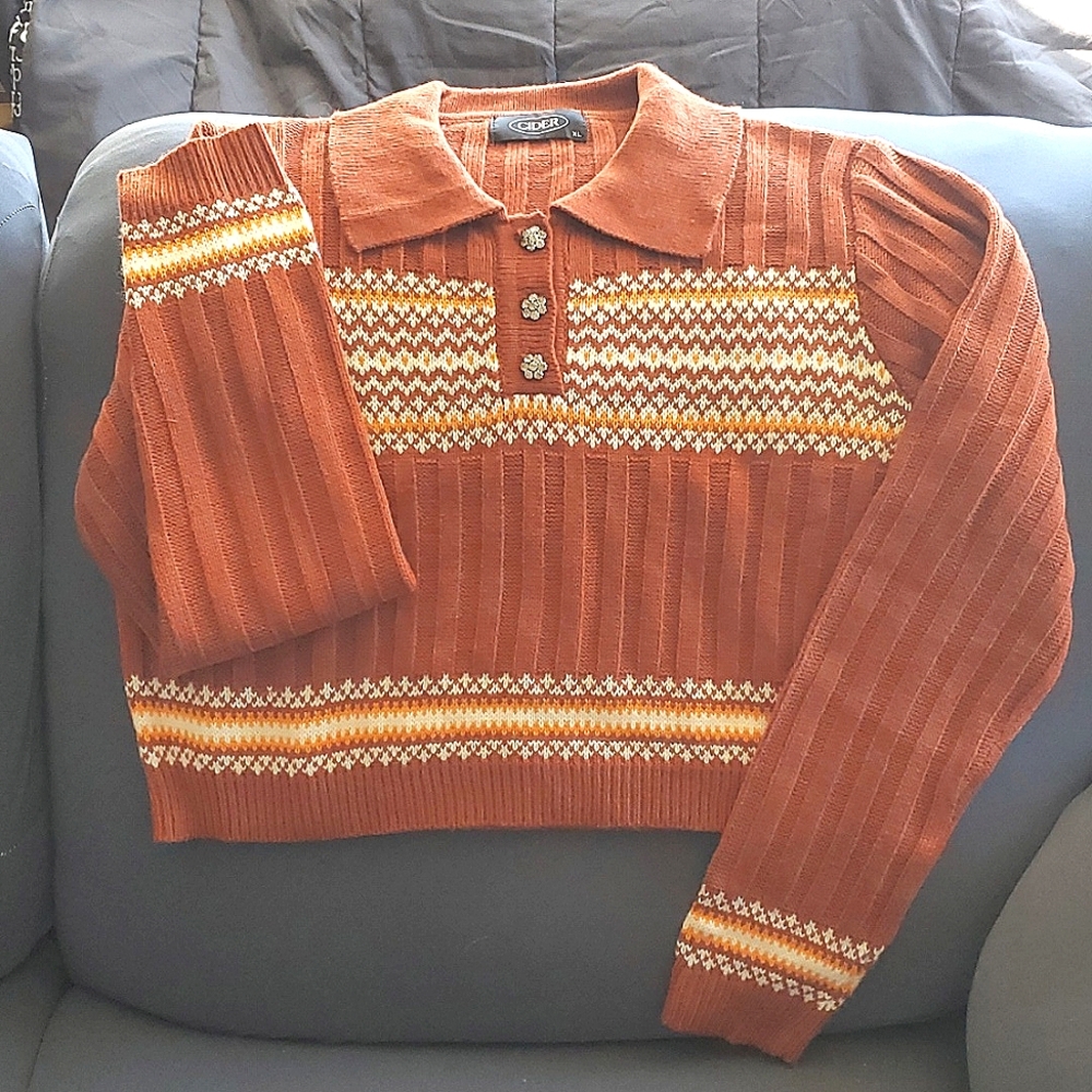 CIDER fall sweater